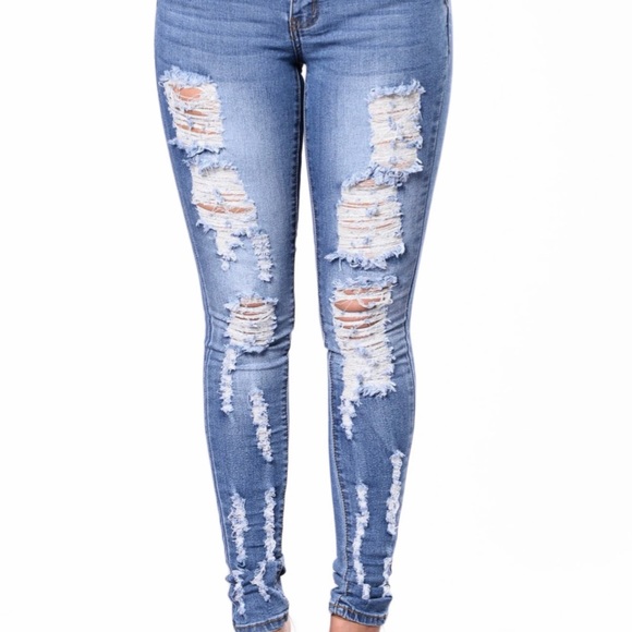 The “passionate from miles away” Fashion nova jeans - Picture 1 of 6